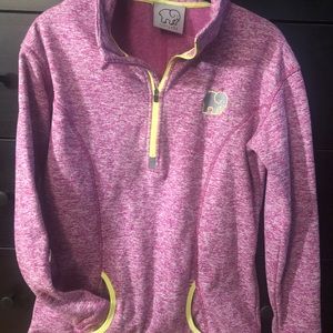 Ivory Ella quarter zip sweatshirt